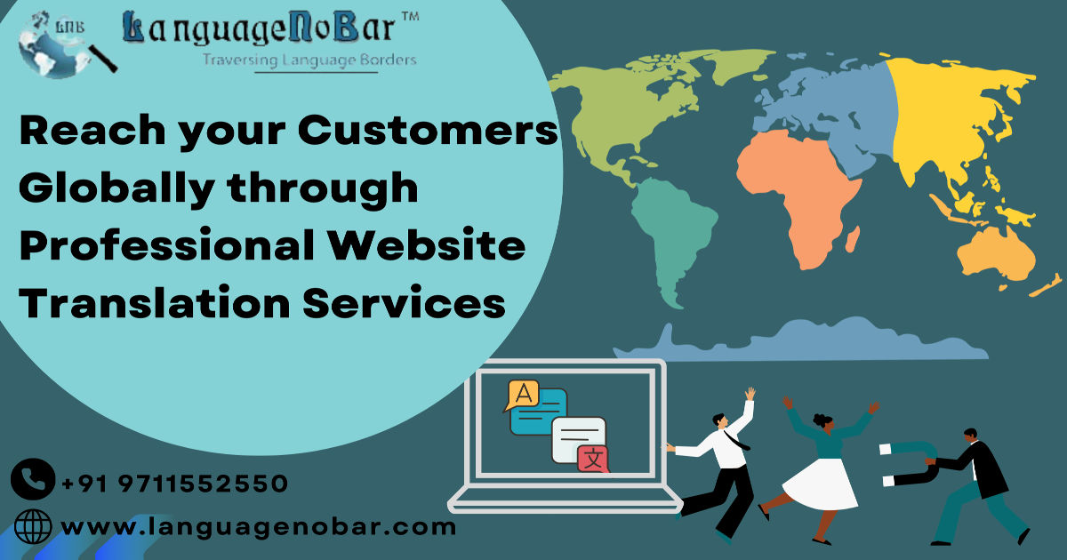 Reach your Customers Globally through Professional Website...