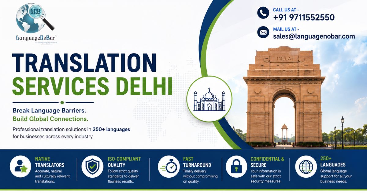 Translation Services Delhi: Your Complete Guide to Professional...