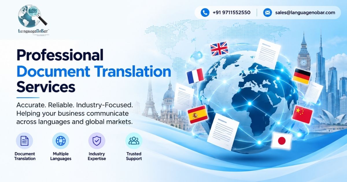 How Professional Document Translation Services Can Help...