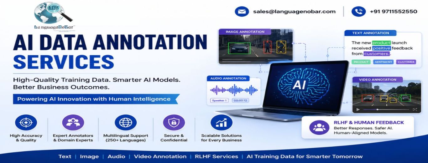 AI Data Annotation Services: Building Smarter AI with High-Quality Training Data