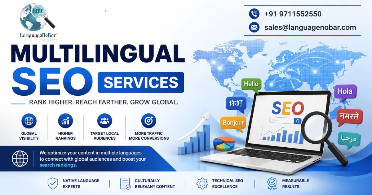 Multilingual SEO Services: Opening the Doors to Online Success in a Globalized World