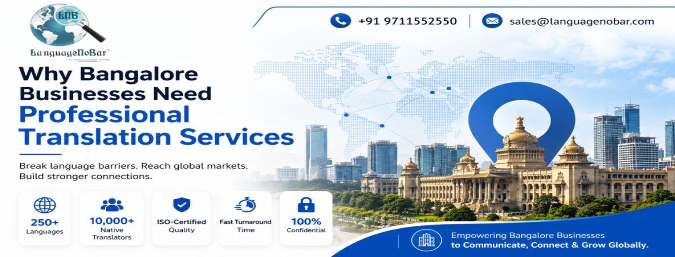 Why Bangalore Businesses Need Professional Translation Services