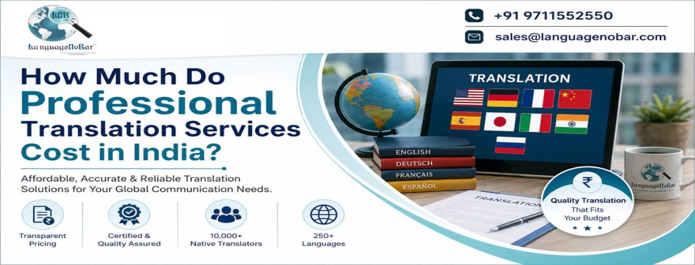 How Much Do Professional Translation Services Cost in India?