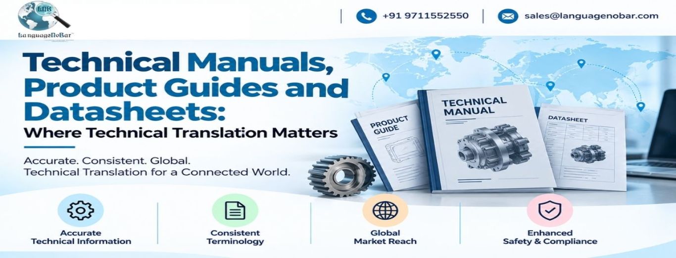 Technical Manuals, Product Guides and Datasheets: Where Technical Translation Services Matters