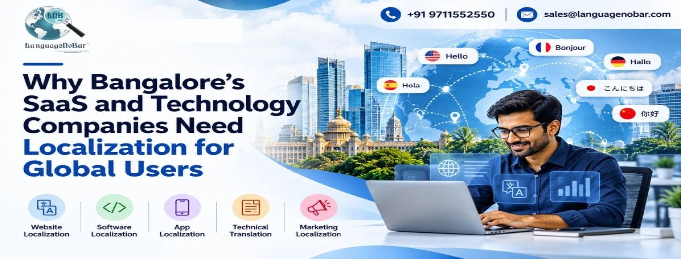 Why Bangalore’s SaaS and Technology Companies Need Localization for Global Users