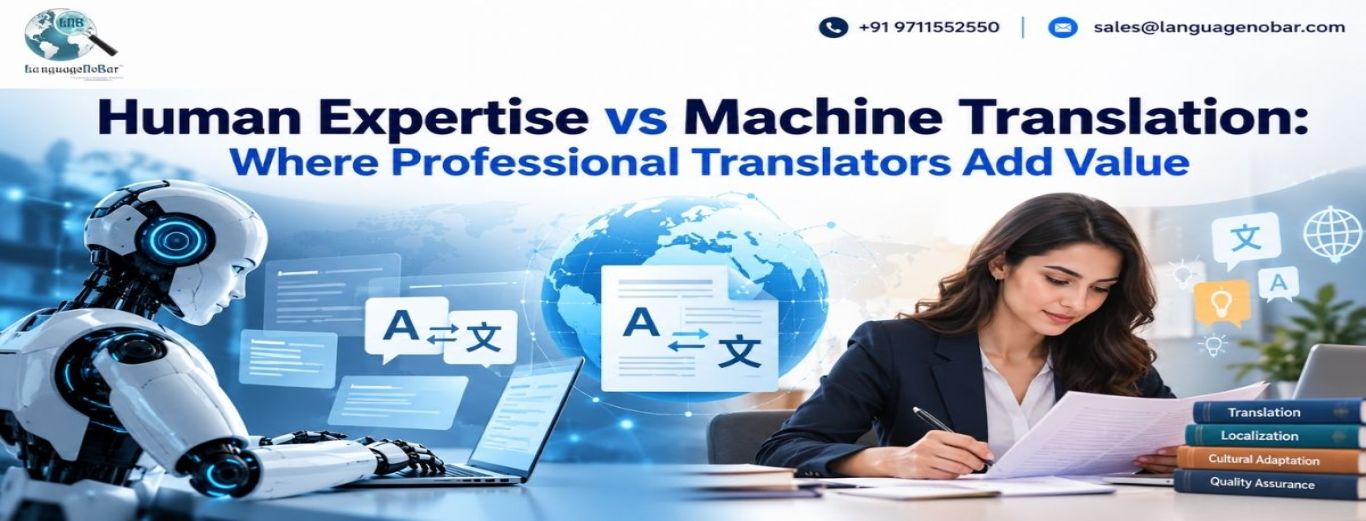 Human Expertise vs Machine Translation: Where Professional Translators Add Value